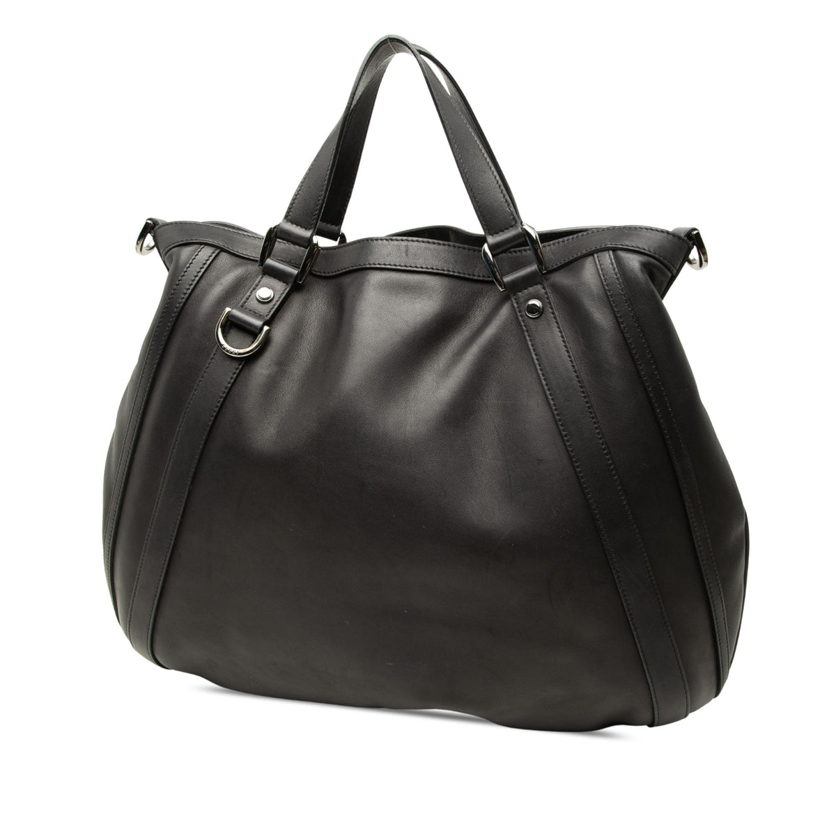 Gucci Smooth Calfskin Abbey D Ring Convertible Tote