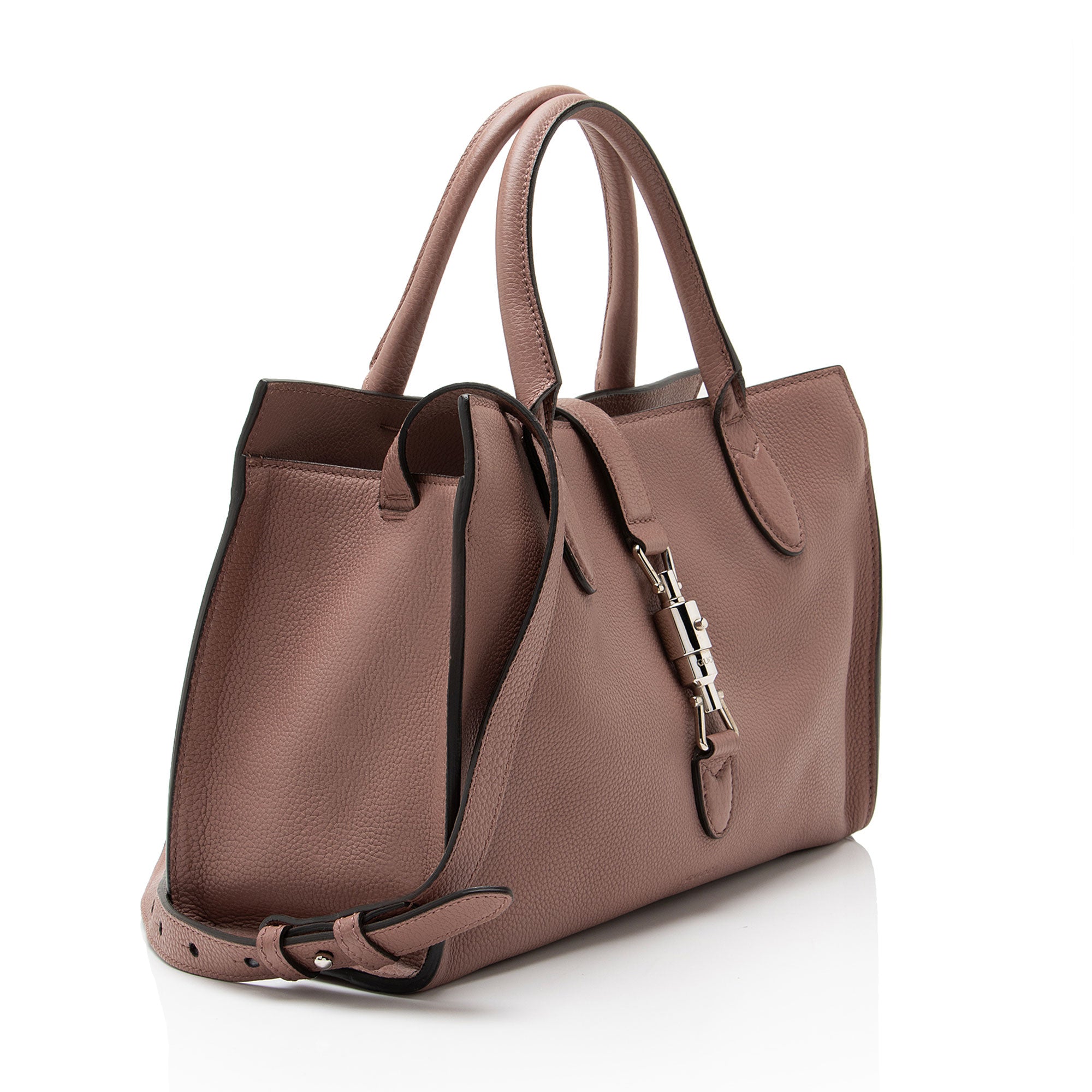 Gucci Soft Pebbled Leather Jackie Small Tote