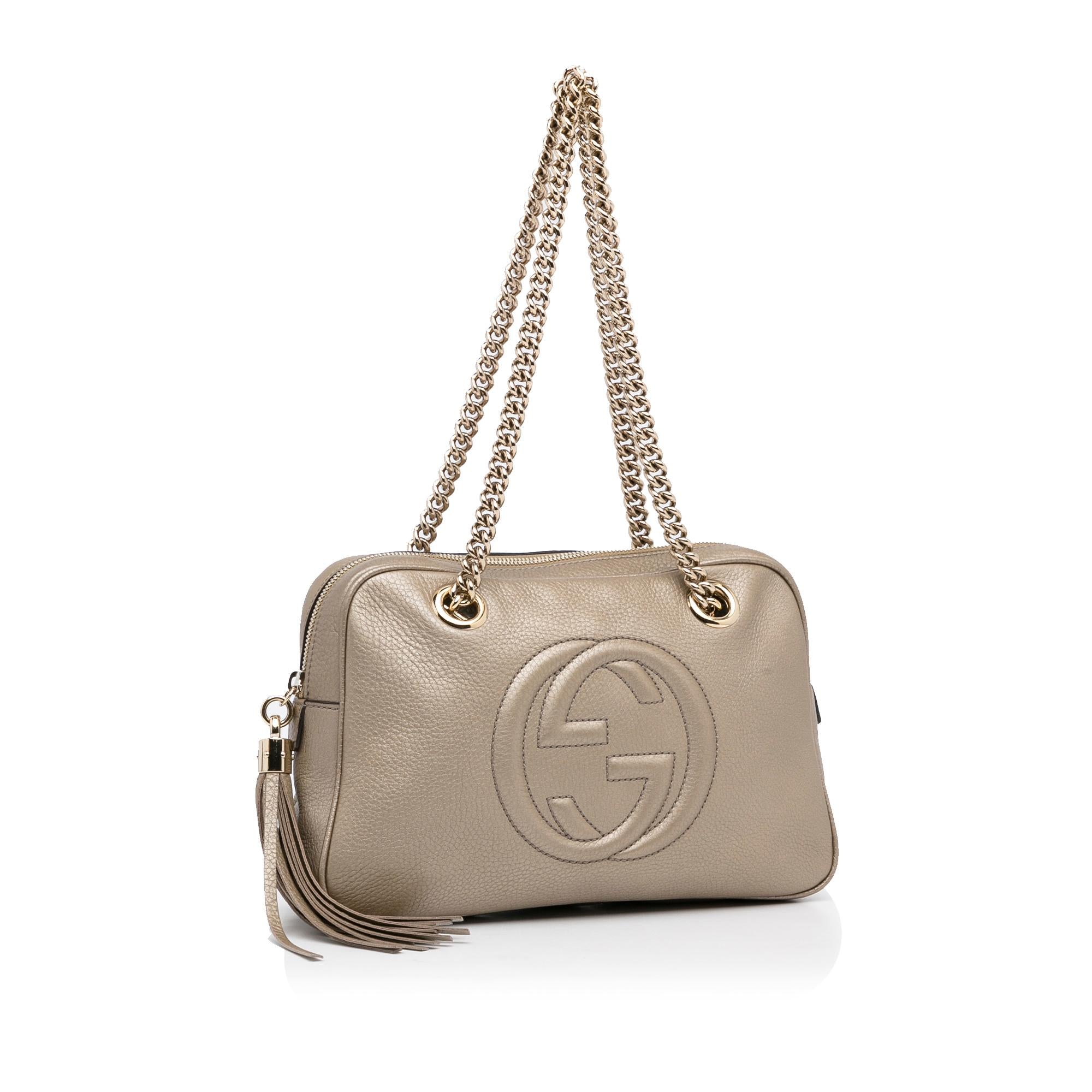 GUCCI SOHO チェーンバッグ Gucci Soho Chain Crossbody Bag Medium - Pink