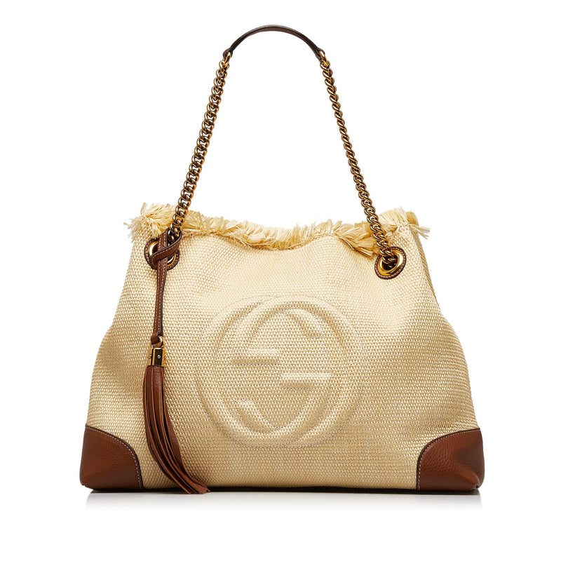 gucci straw bag