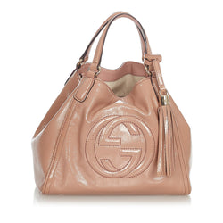 Gucci Soho Patent Leather Satchel (SHG-31946)