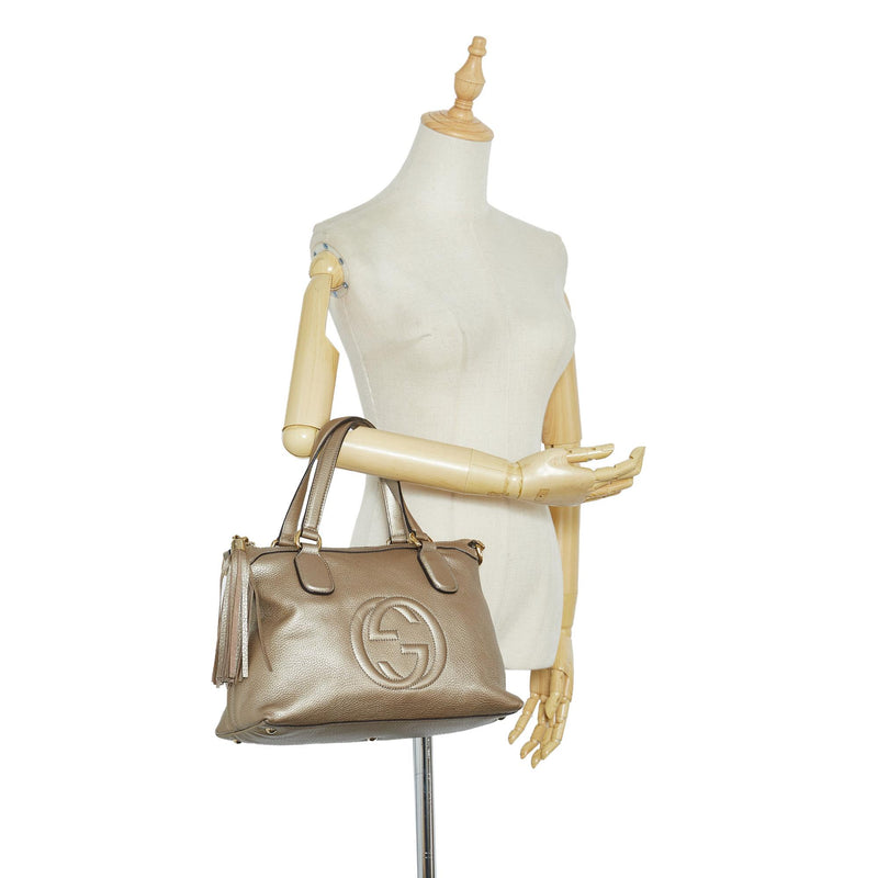 Gucci Soho Working Tote Bag SHG ngG3sO LuxeDH