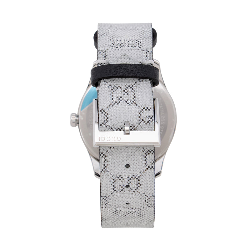 Gucci Stainless Steel GG Hologram Leather G-Timeless Watch (SHF-ZbPiyl)