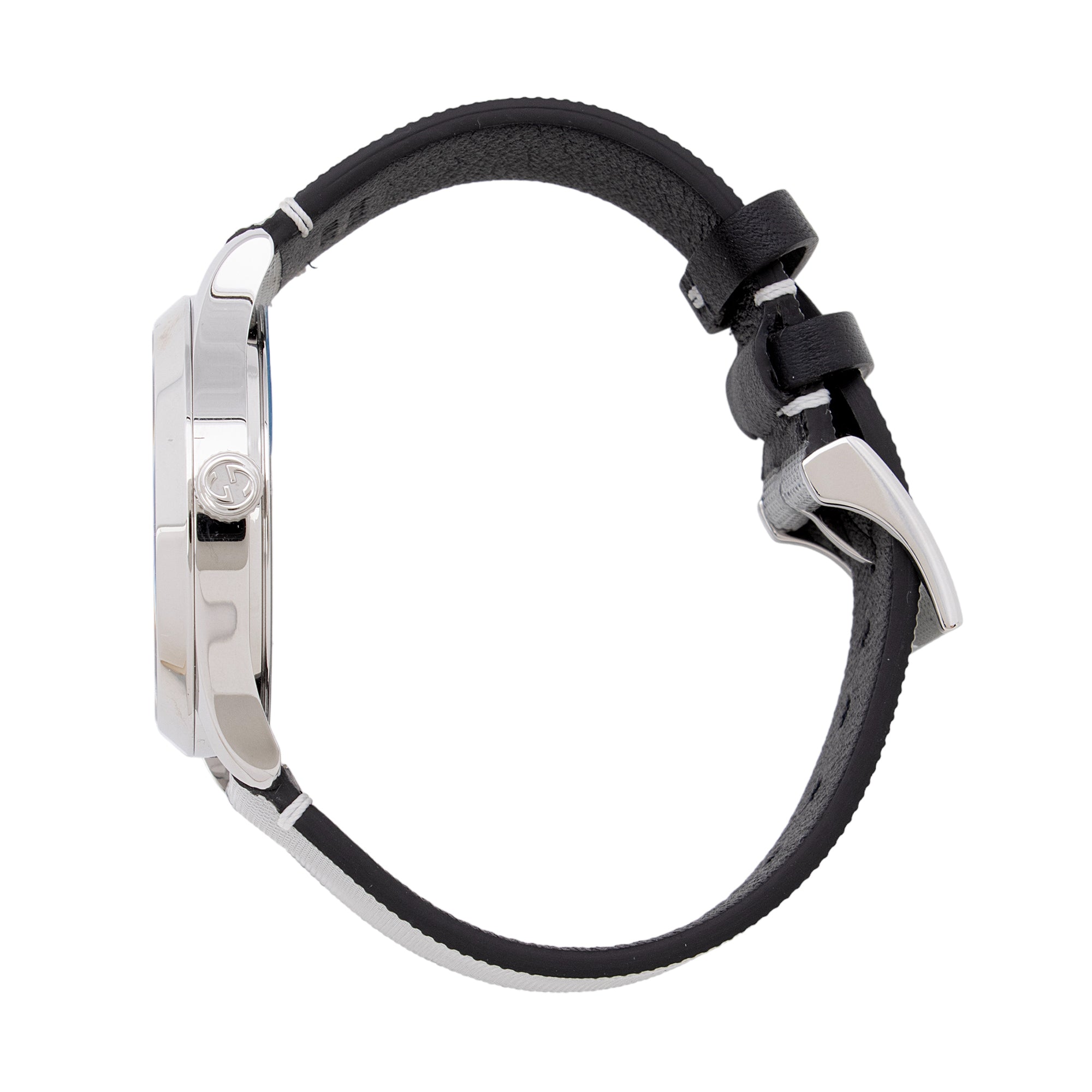 Gucci Stainless Steel GG Hologram Leather G-Timeless Watch (SHF-ZbPiyl)