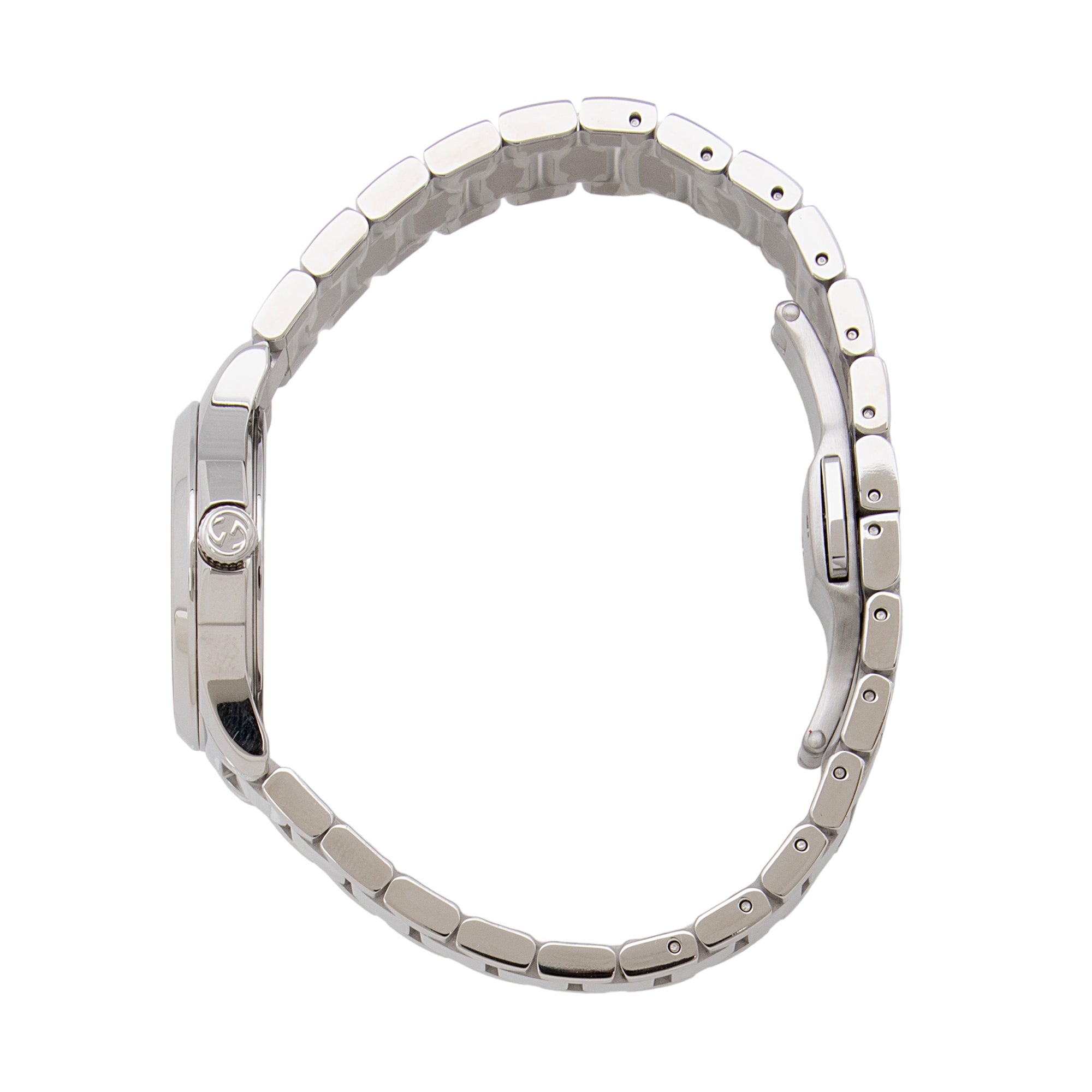 Gucci Stainless Steel Diamante G-Timeless Watch (SHF-HXnpNU)