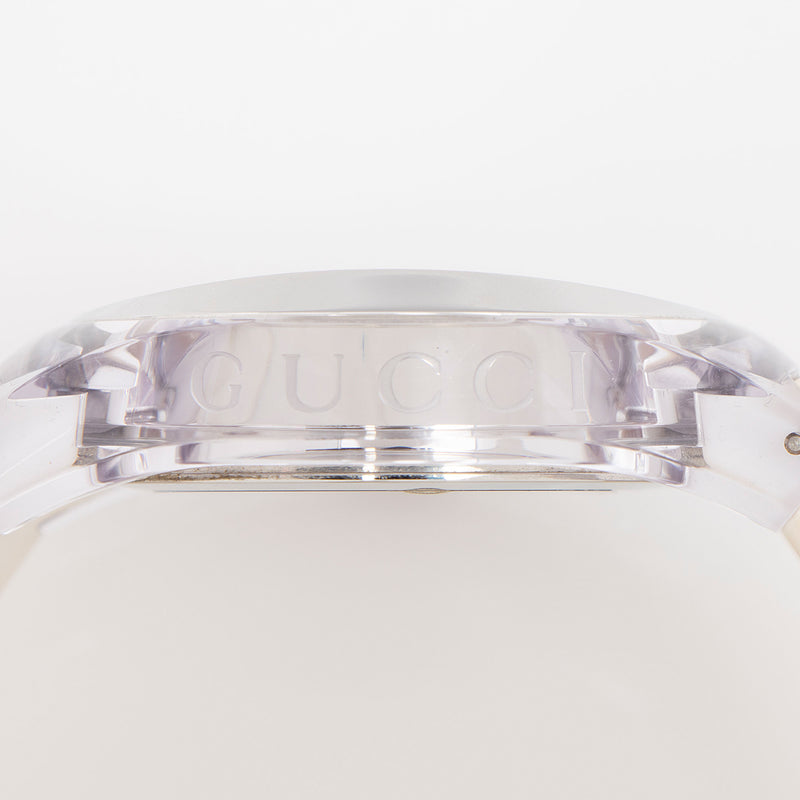 Gucci sync stainless steel rubber watch clearance