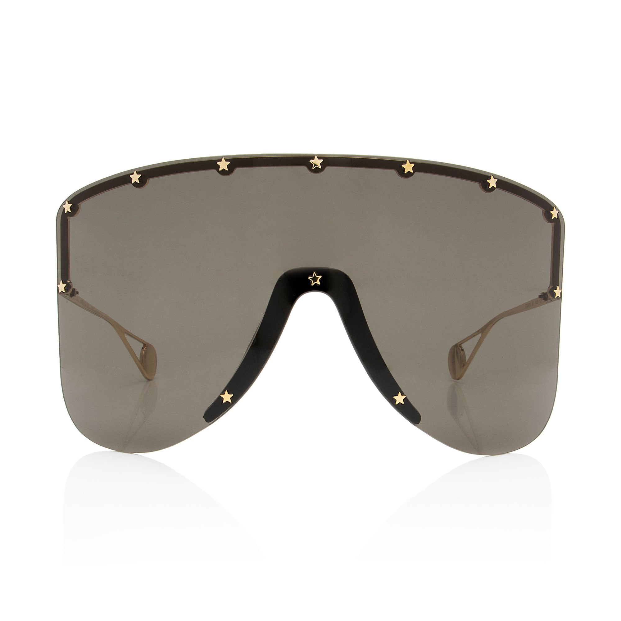 Gucci Star Studded Shield Sunglasses