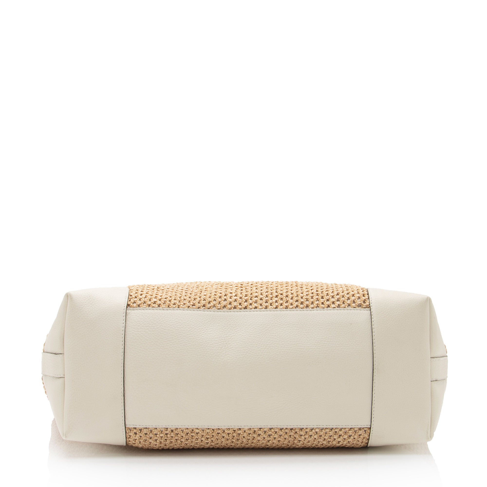 Gucci Straw Bamboo Top Handle Satchel (SHF-8UehuG)