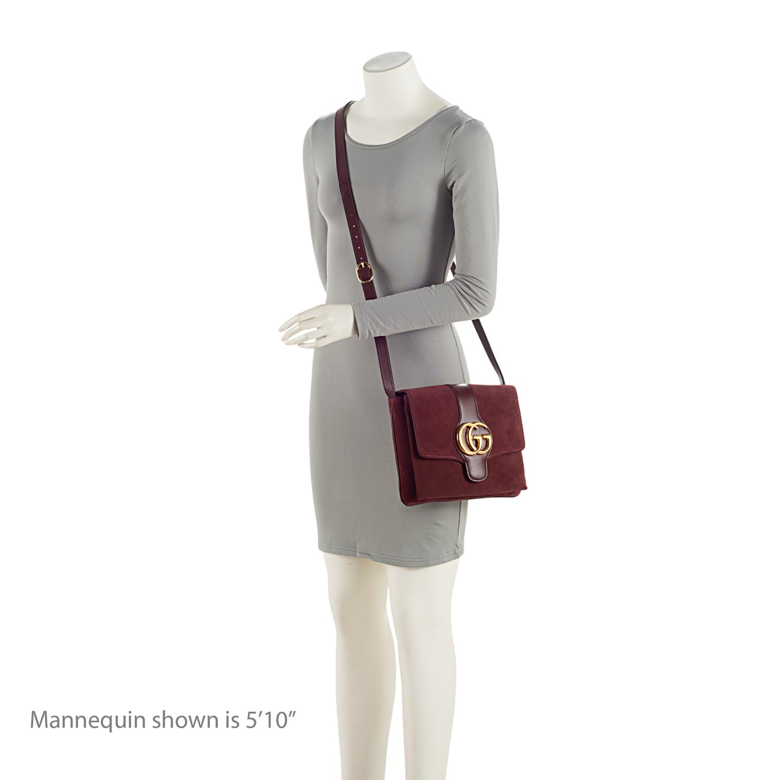 Gucci Suede Arli Medium Shoulder Bag SHF JMmi1x LuxeDH