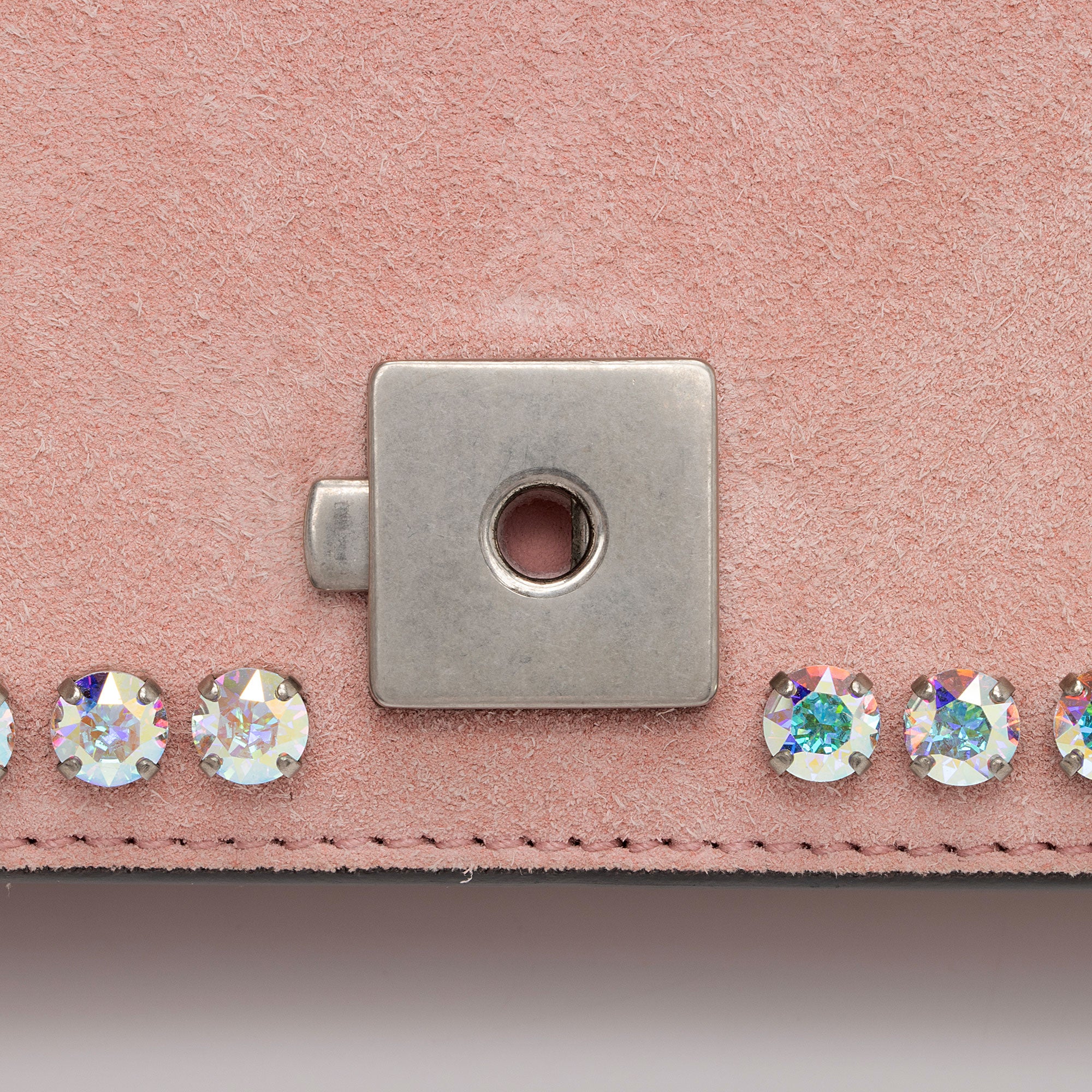 Gucci Suede Crystal Dionysus Small Shoulder Bag (SHF-hnxJiv)