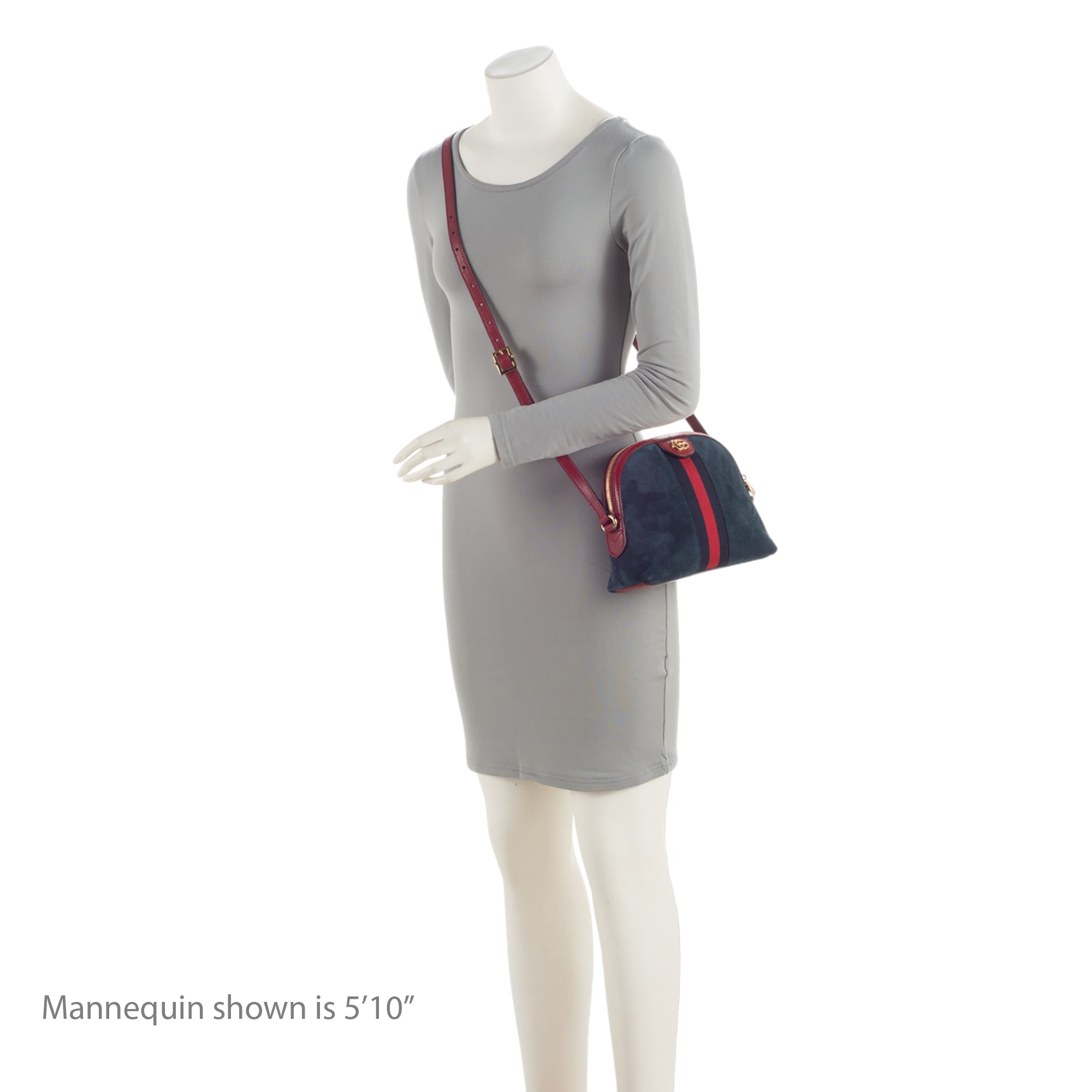 Gucci Suede Ophidia Dome Small Shoulder Bag (SHF-ZDZ4UX)