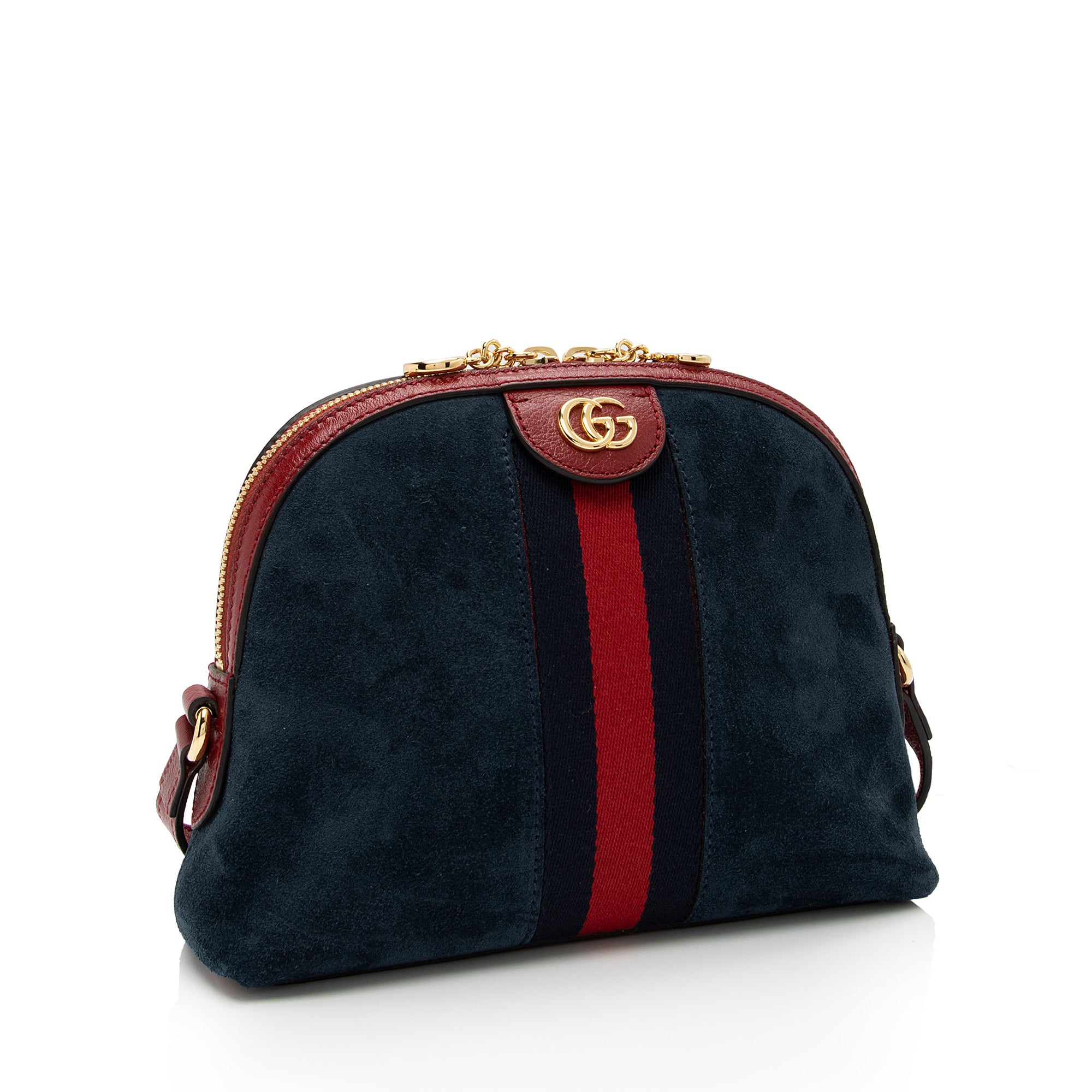 Gucci Suede Ophidia Dome Small Shoulder Bag (SHF-ZDZ4UX)