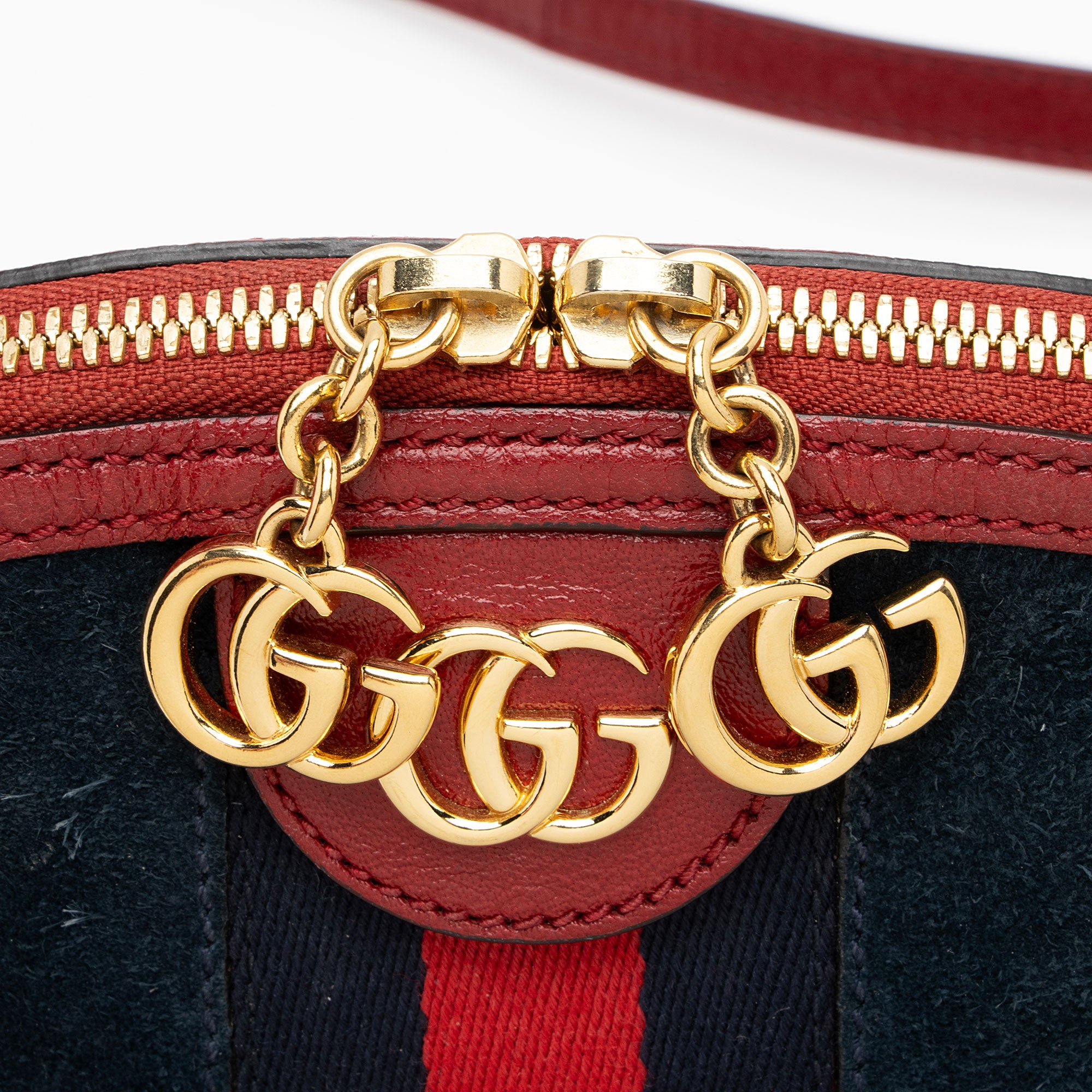 Gucci Suede Ophidia Dome Small Shoulder Bag (SHF-DKjfM3)