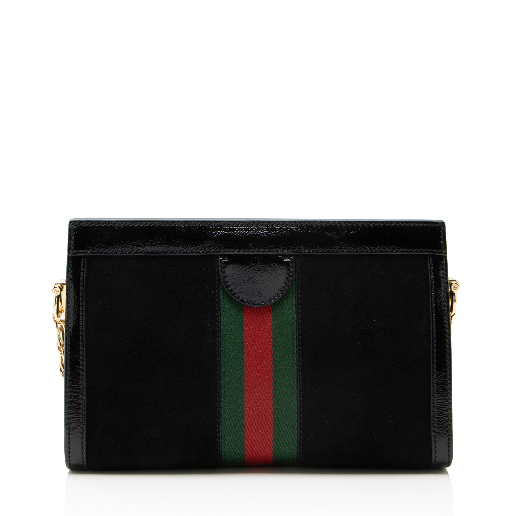 Gucci Suede Ophidia Medium Chain Shoulder Bag