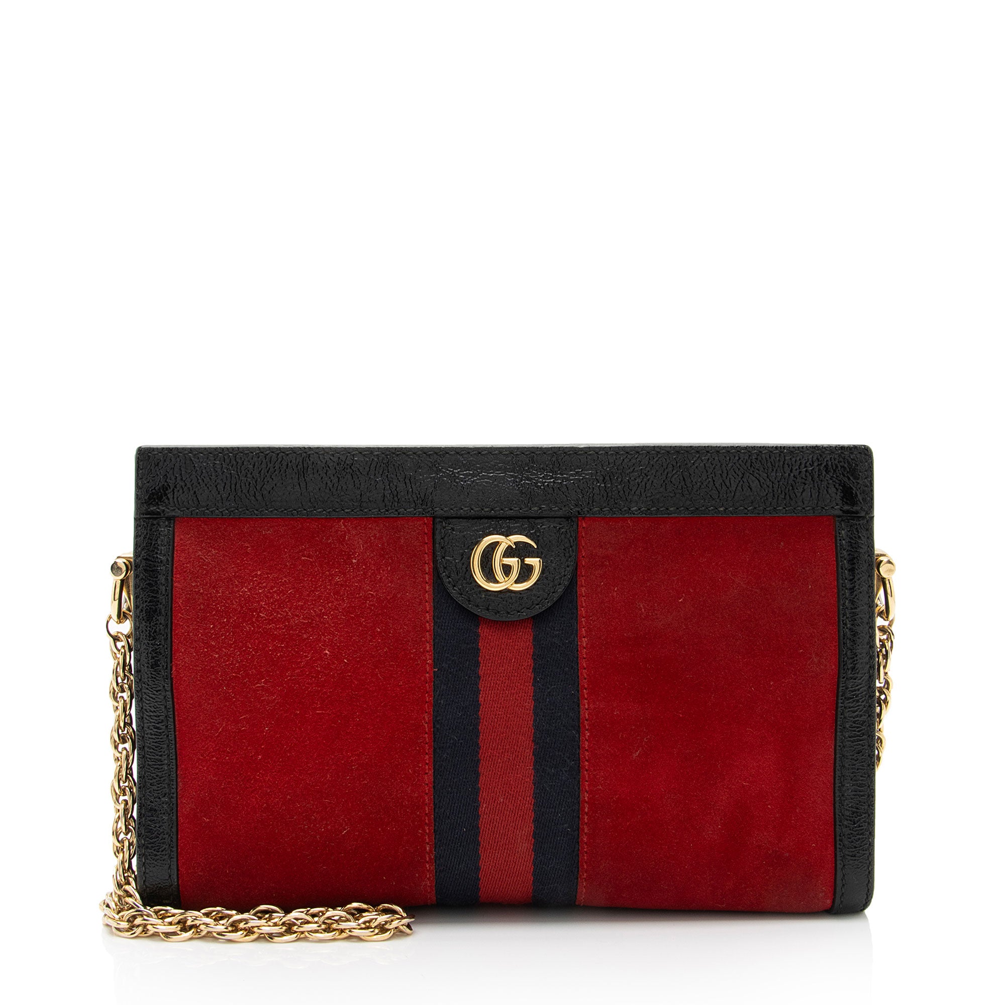 Gucci Suede Ophidia Small Shoulder Bag (SHF-BWJZkP)