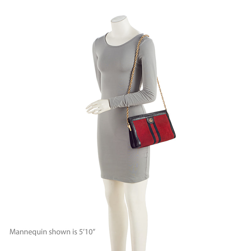 Ophidia small 2025 shoulder bag suede