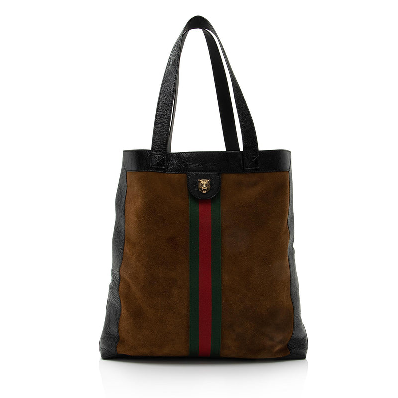 Gucci Suede Ophidia Vertical Large Shopping Tote (SHF-SeZMpK) – LuxeDH
