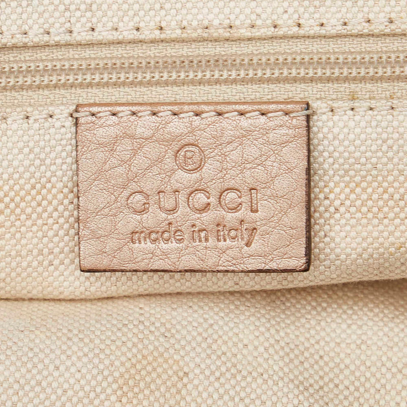 Gucci Sukey Leather Satchel (SHG-31657)