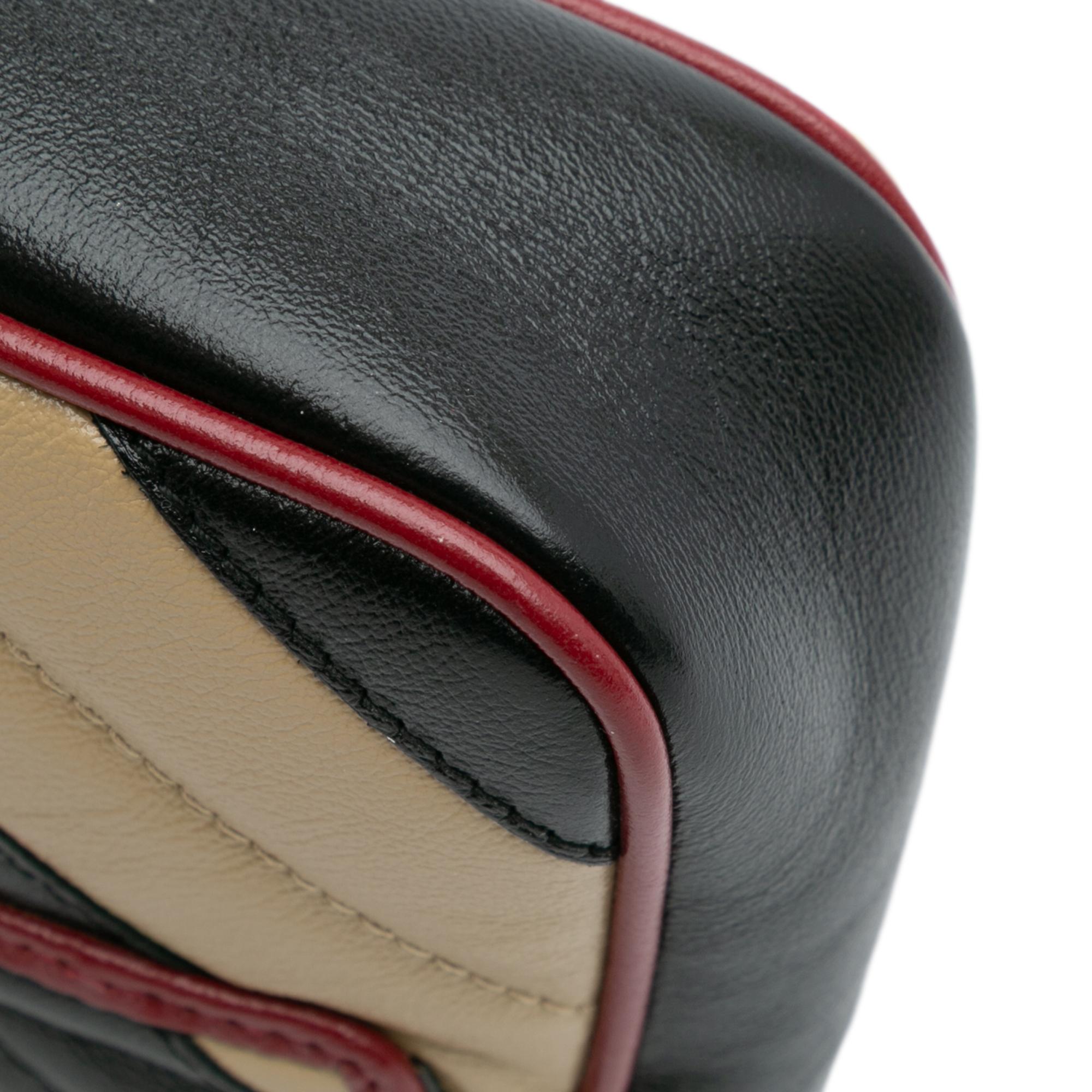 Gucci Super Mini GG Marmont Matelasse Leather Torchon Flap Crossbody