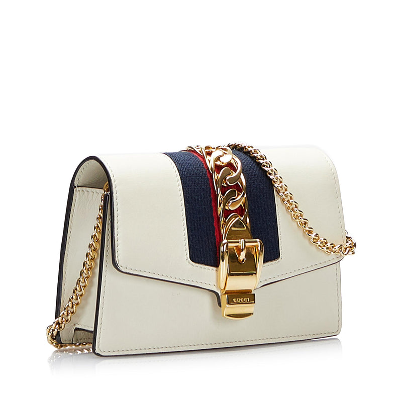Gucci Super Mini Sylvie Crossbody Bag (SHG-ifuEsg) – LuxeDH