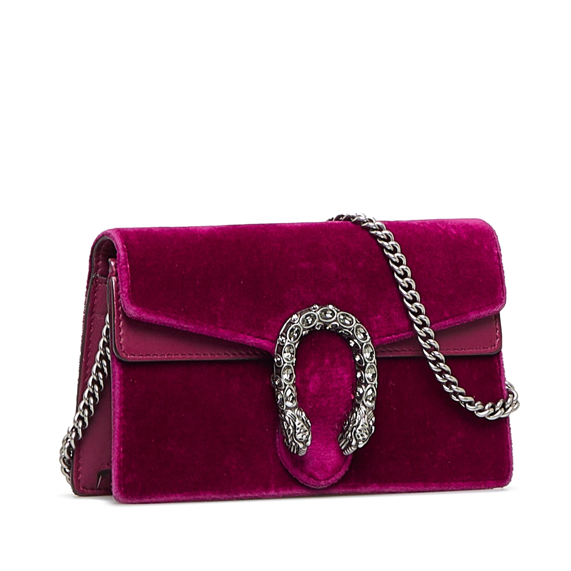 Gucci Super Mini Velvet Dionysus Crossbody Bag (SHG-b6Dwxl)