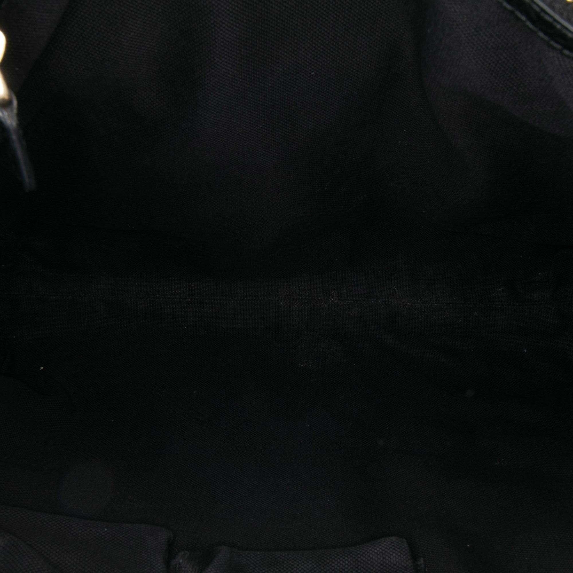 Gucci Tall Leather Bamboo Shopper Tote