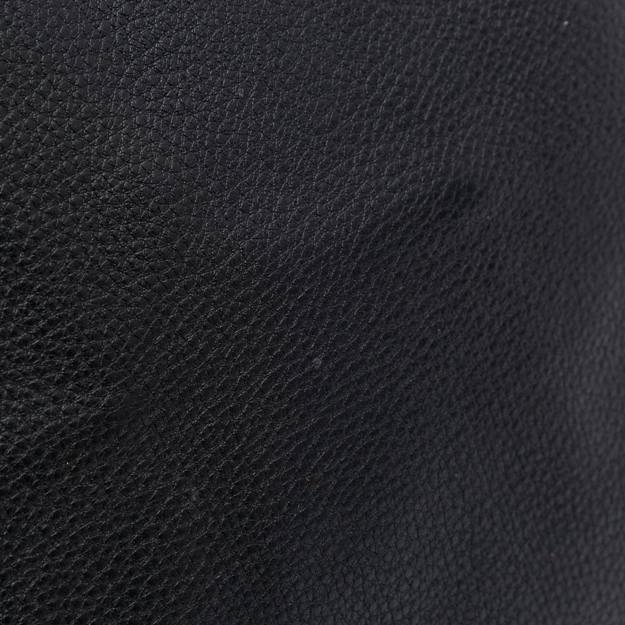 Gucci Tall Leather Bamboo Shopper Tote