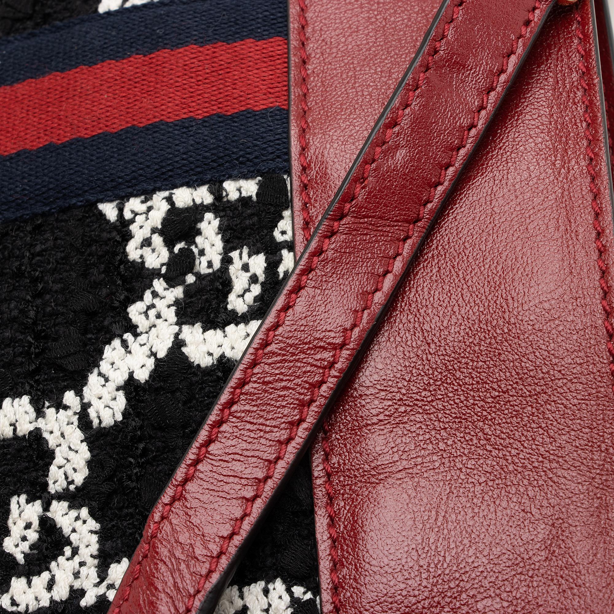Gucci Tweed Rajah Large Tote (SHF-22899)