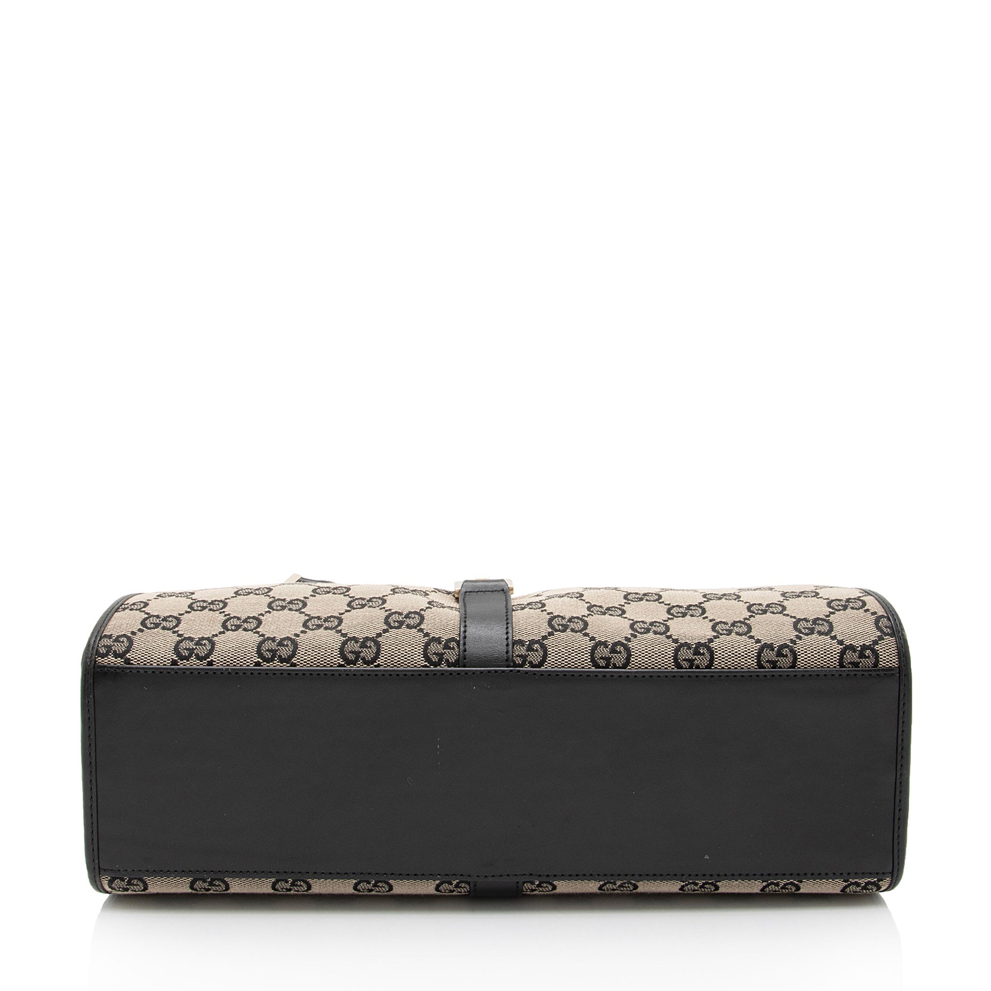 Gucci Vintage GG Canvas Bardot Medium Shoulder Bag (SHF-MzOFGC)