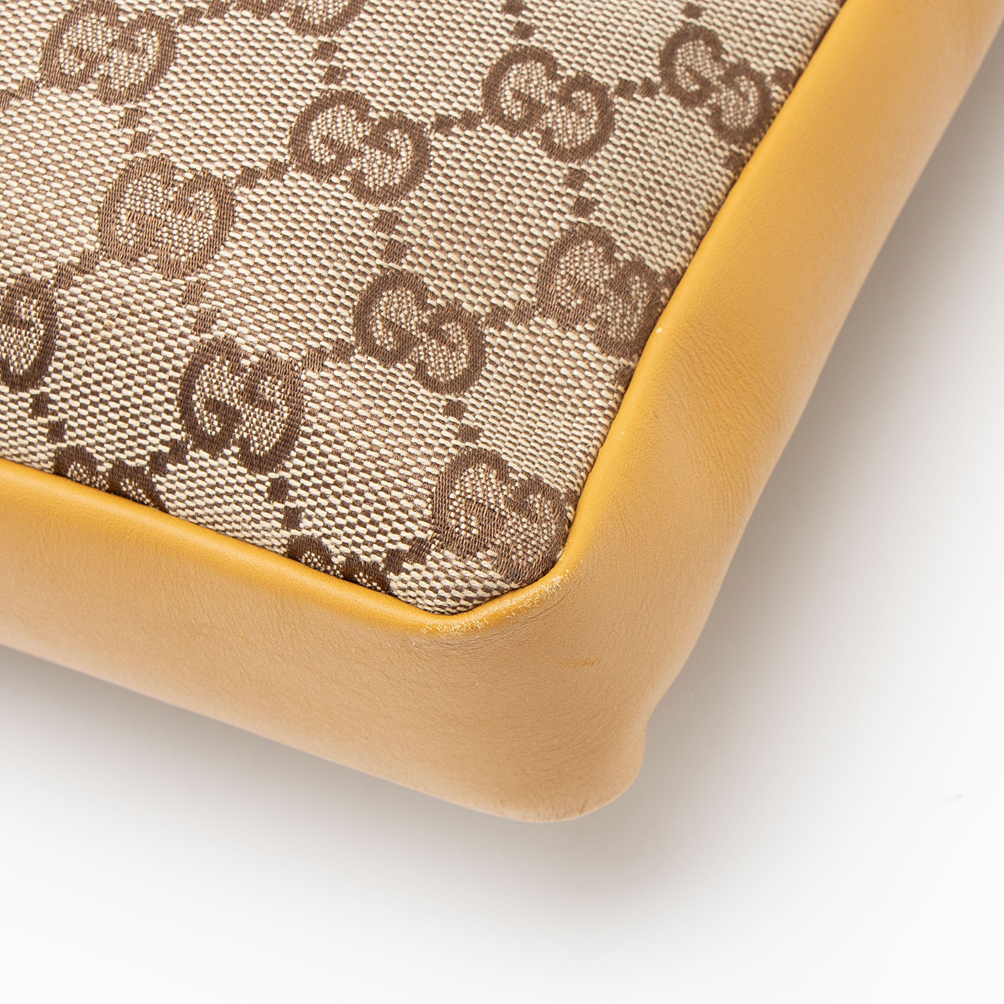 Gucci Vintage GG Canvas Bardot Pocket Messenger