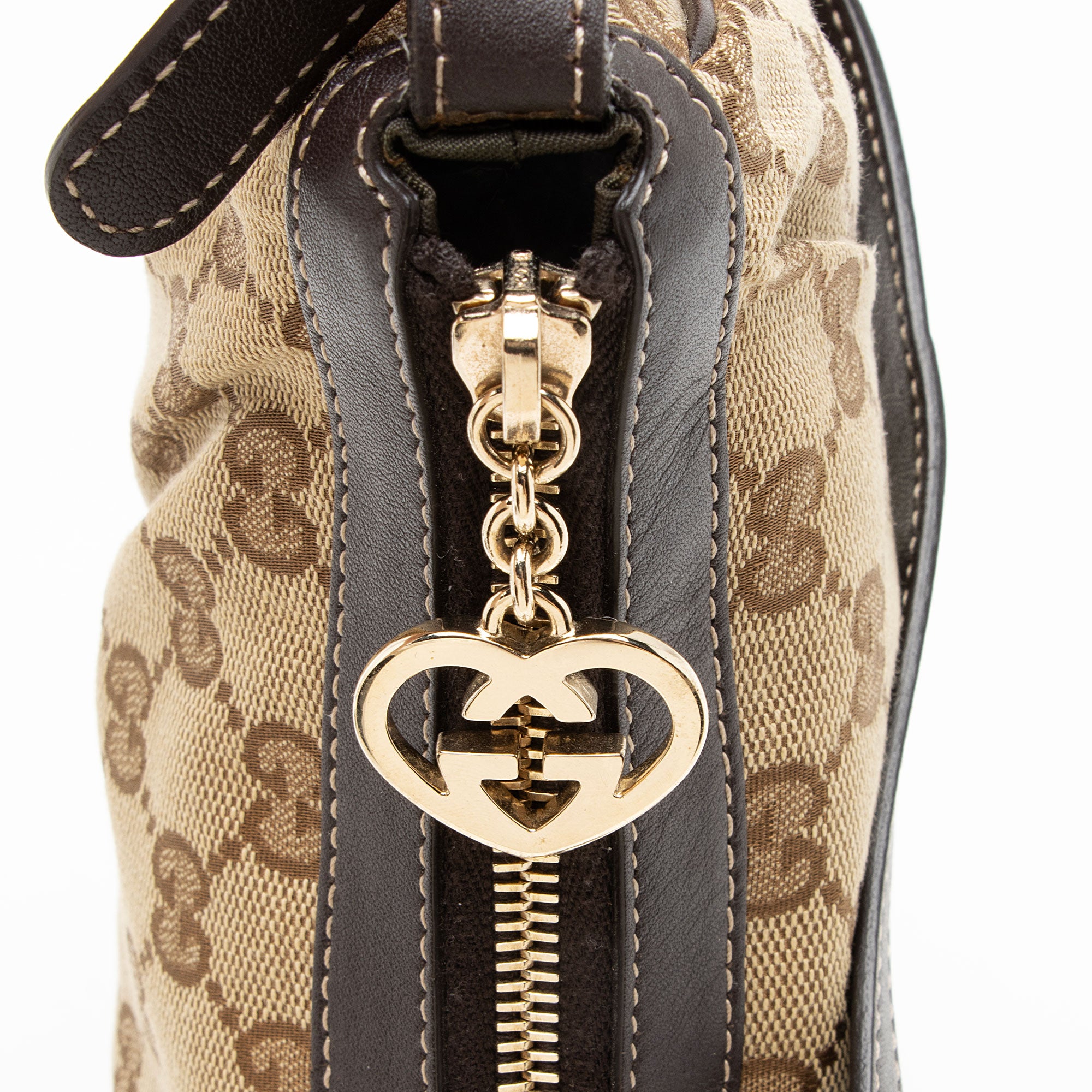Gucci Vintage GG Canvas Lovely Pochette