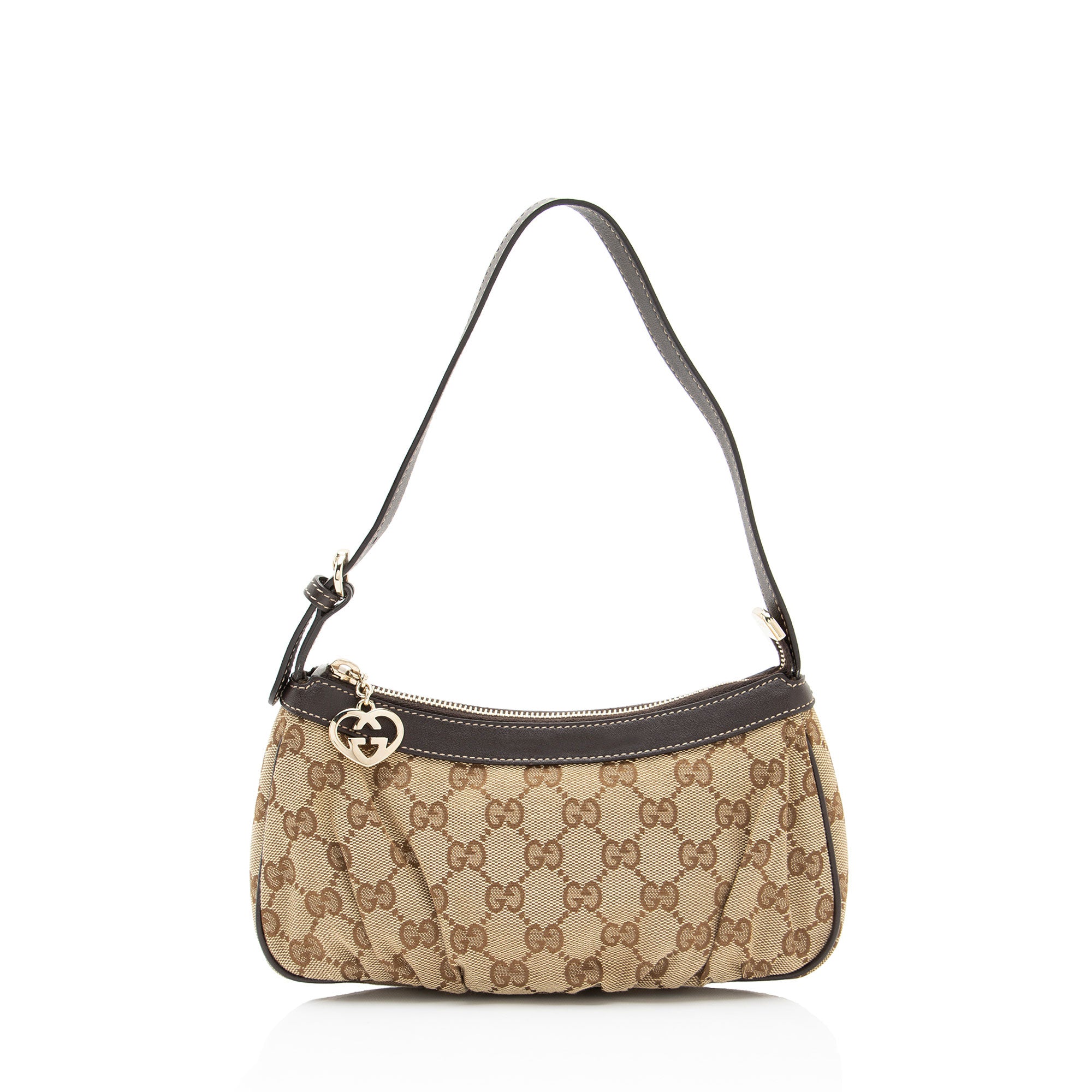 Gucci Vintage GG Canvas Lovely Pochette