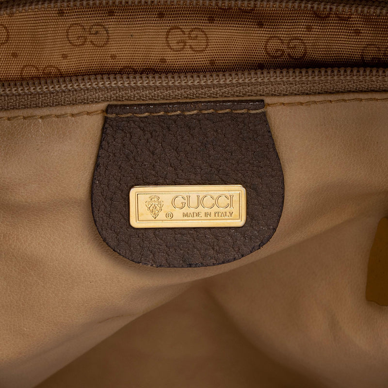 Gucci Vintage GG Plus Web Shoulder Bag (SHF-PvNydn)