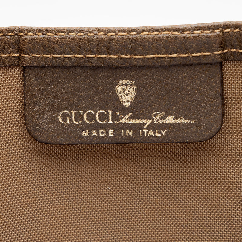 Gucci Vintage GG Plus Web Tote (SHF-hILX0s)
