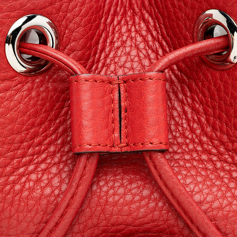 gucci mini backpack women& 39 Gucci Vintage Leather Bamboo Small Backpack