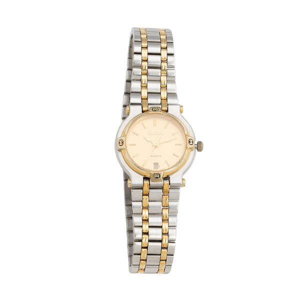 Gucci Vintage Stainless Steel 2 Tone 9000L Watch (SHF-UfQ9of)