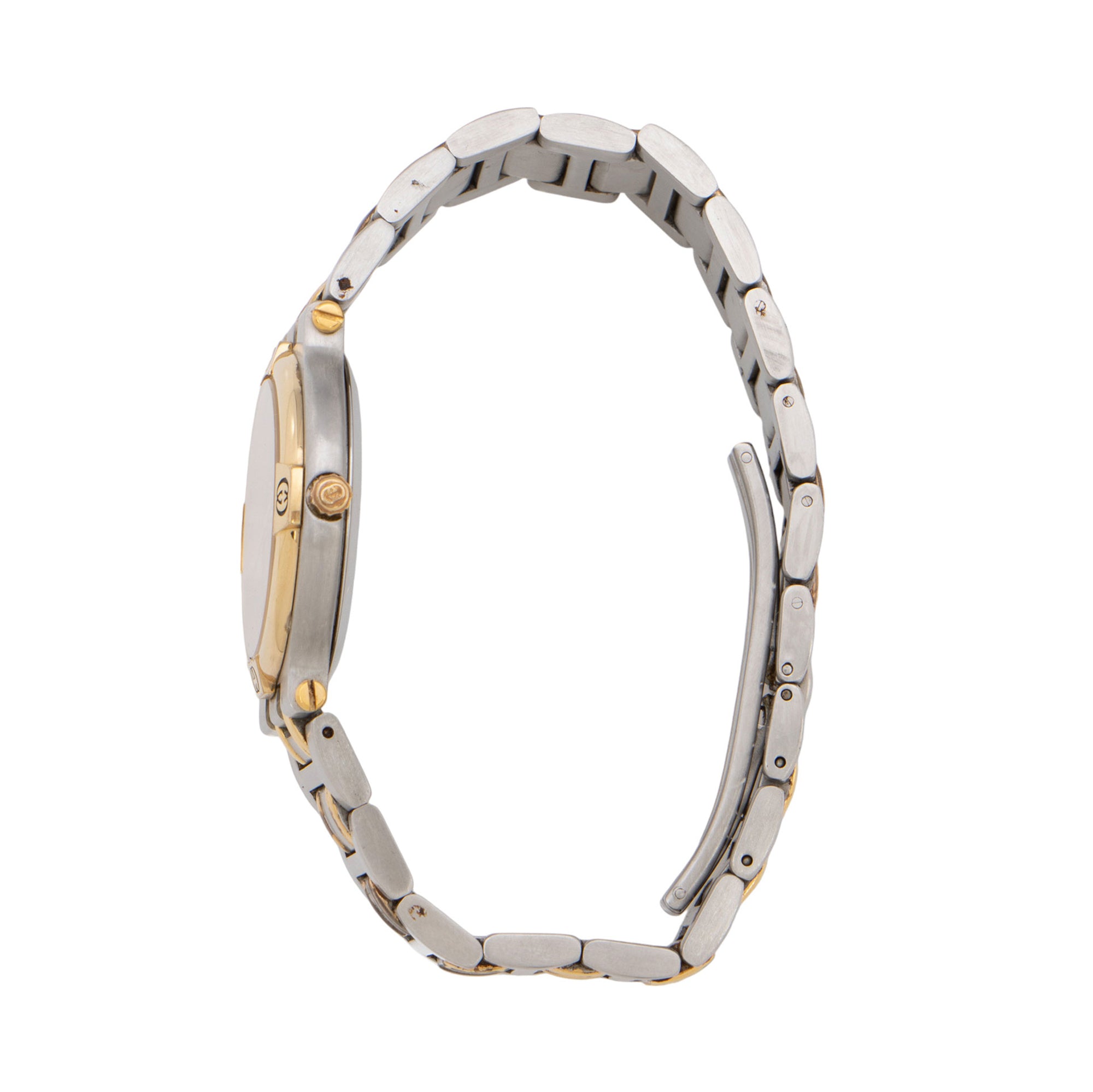 Gucci Vintage Stainless Steel 2 Tone 9000L Watch (SHF-OEjIDA)