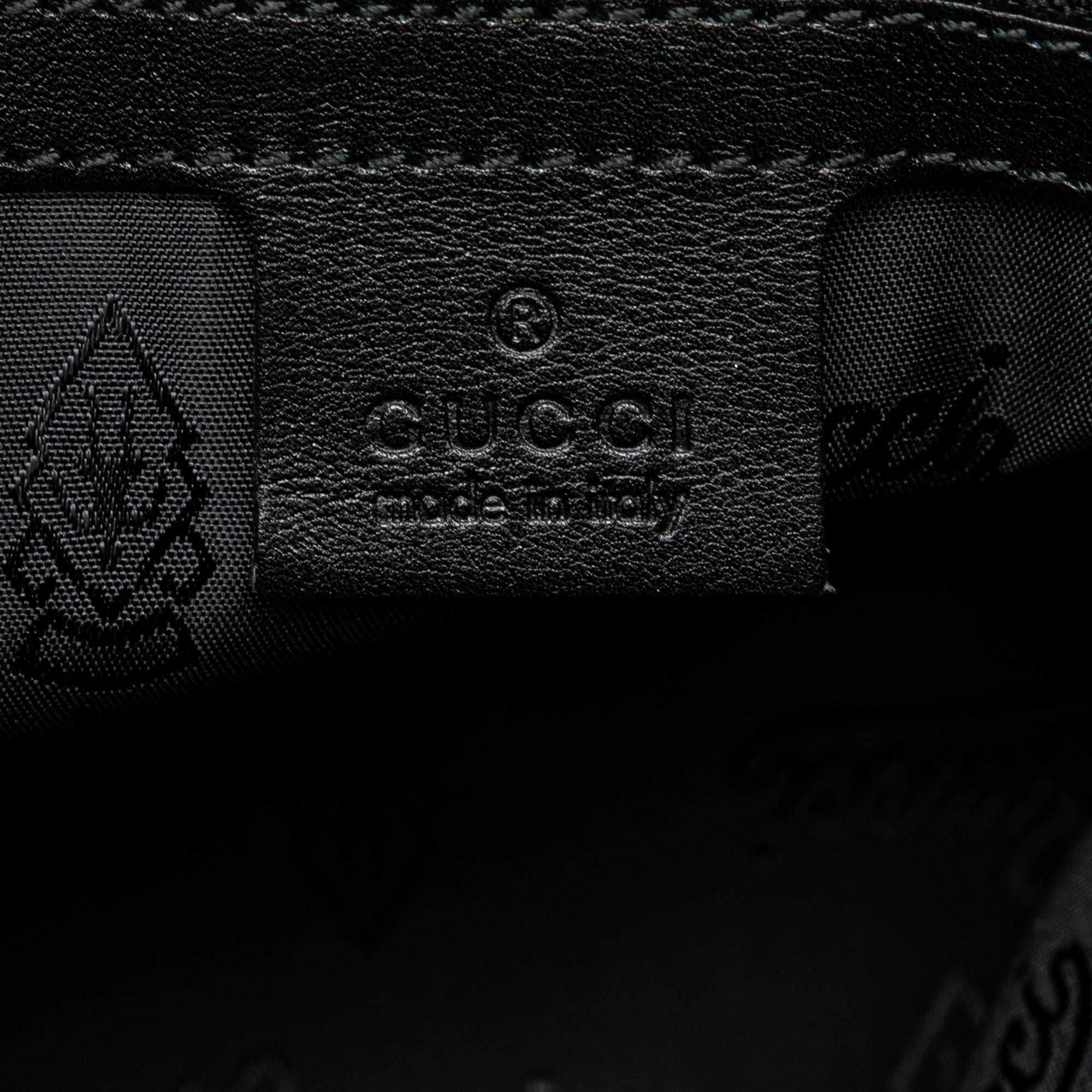 Gucci Web Coated Canvas Satchel