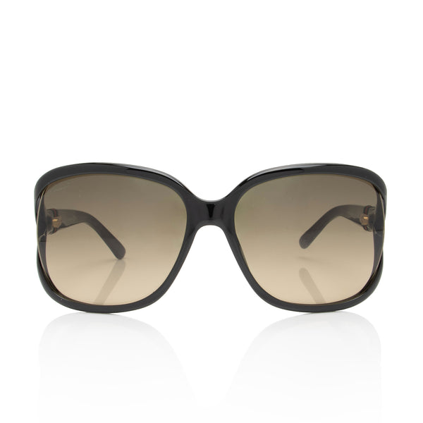 Gucci Oversize Web GG Sunglasses (SHF-s2TxN2)