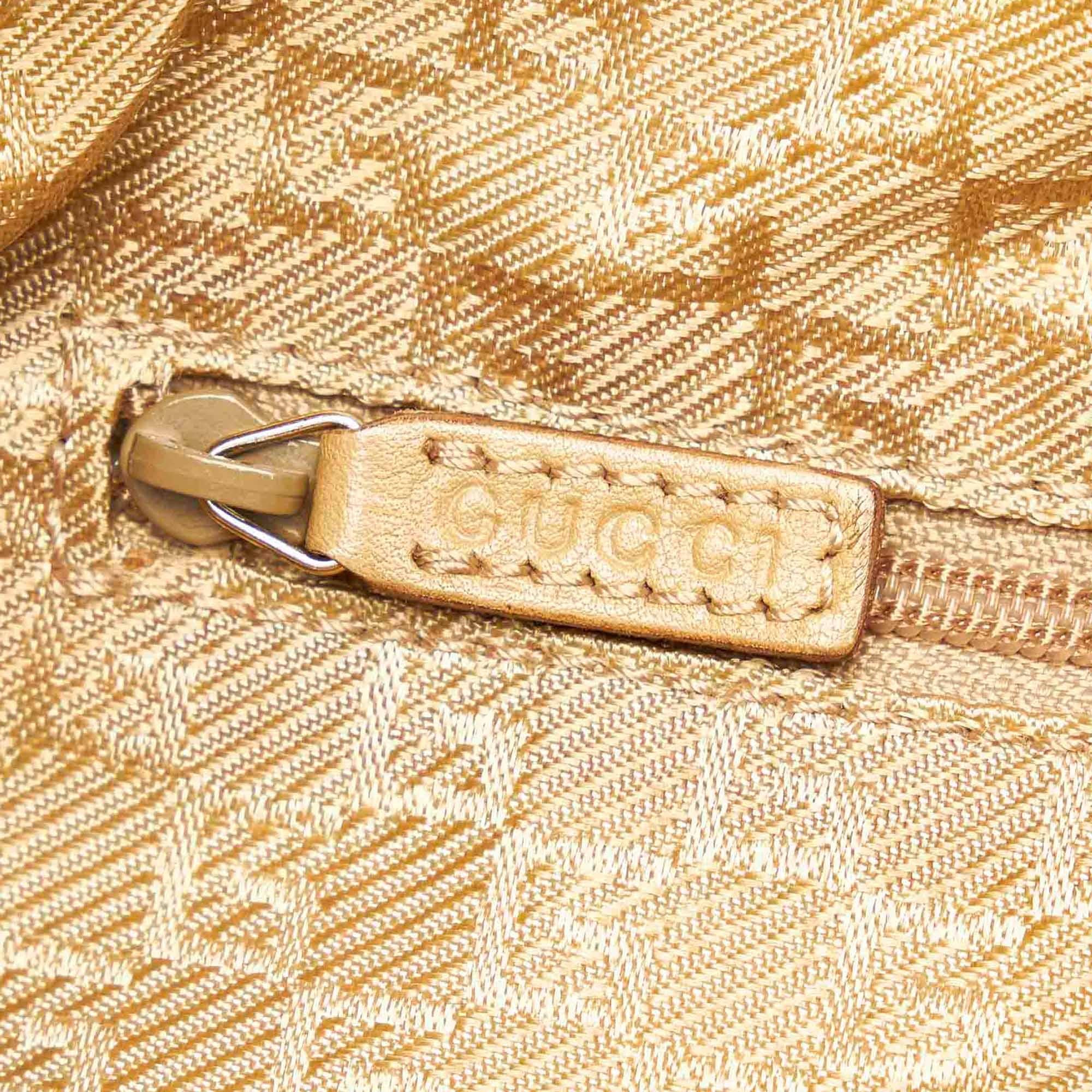 Gucci Web Leather Hobo Bag (SHG-32154)