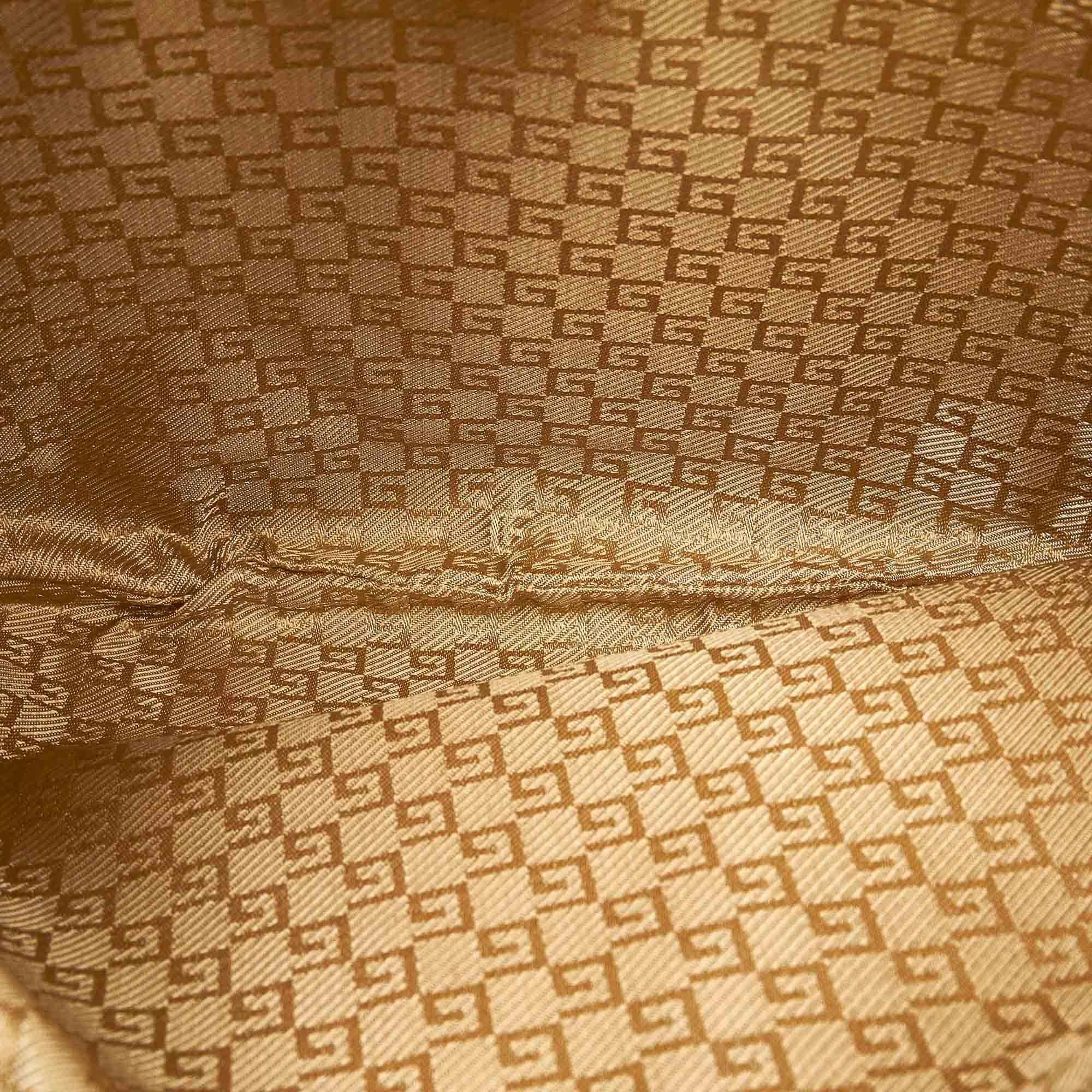 Gucci Web Leather Hobo Bag (SHG-32154)