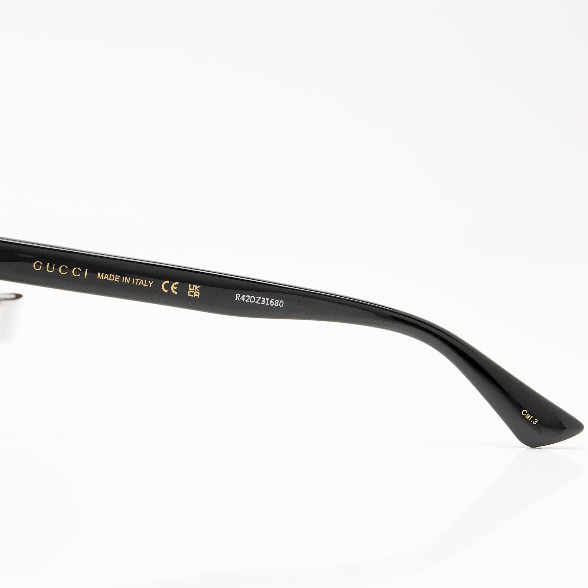 Gucci Web Logo Square Sunglasses
