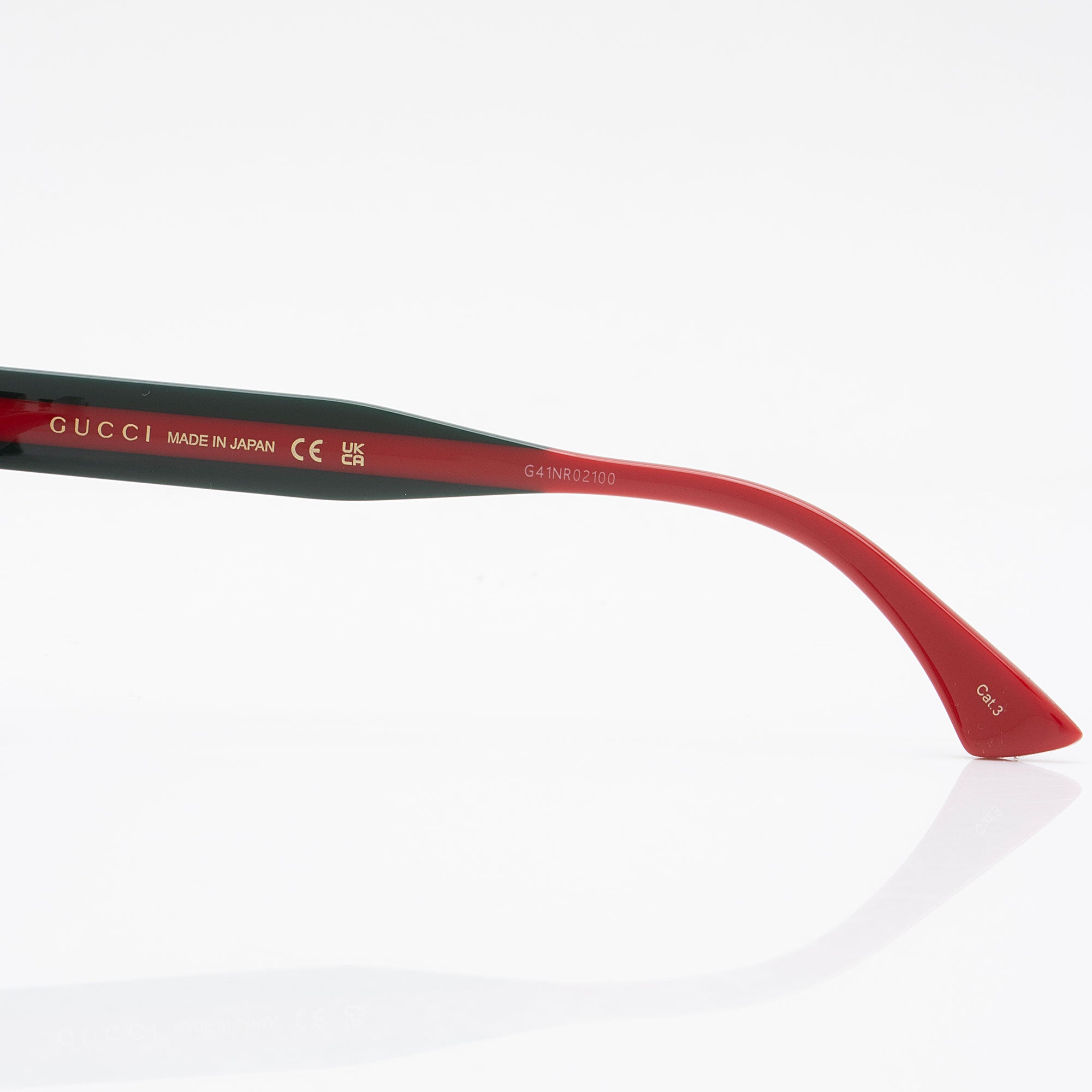 Gucci Web Logo Square Sunglasses
