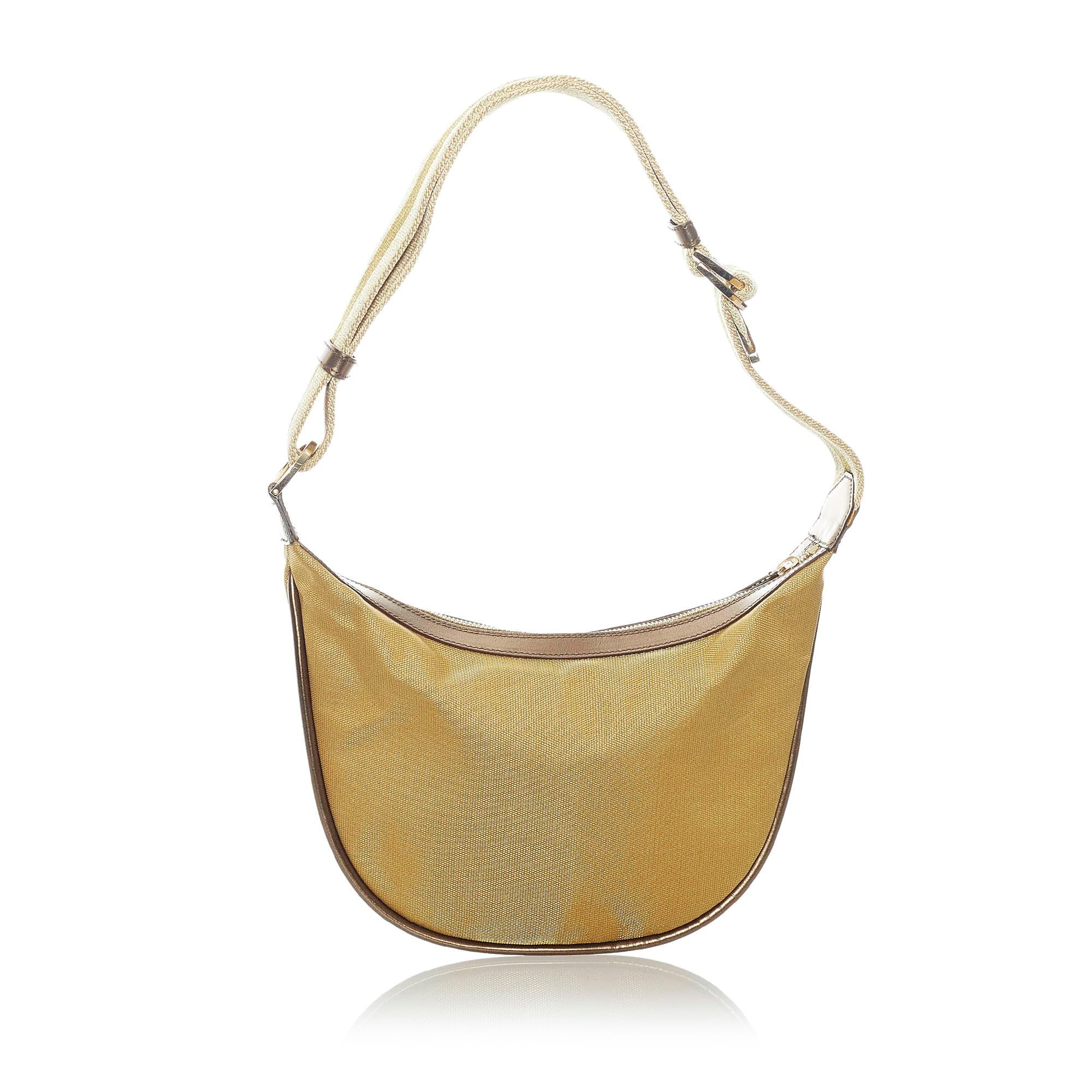 Gucci Web Nylon Shoulder Bag (SHG-32667)