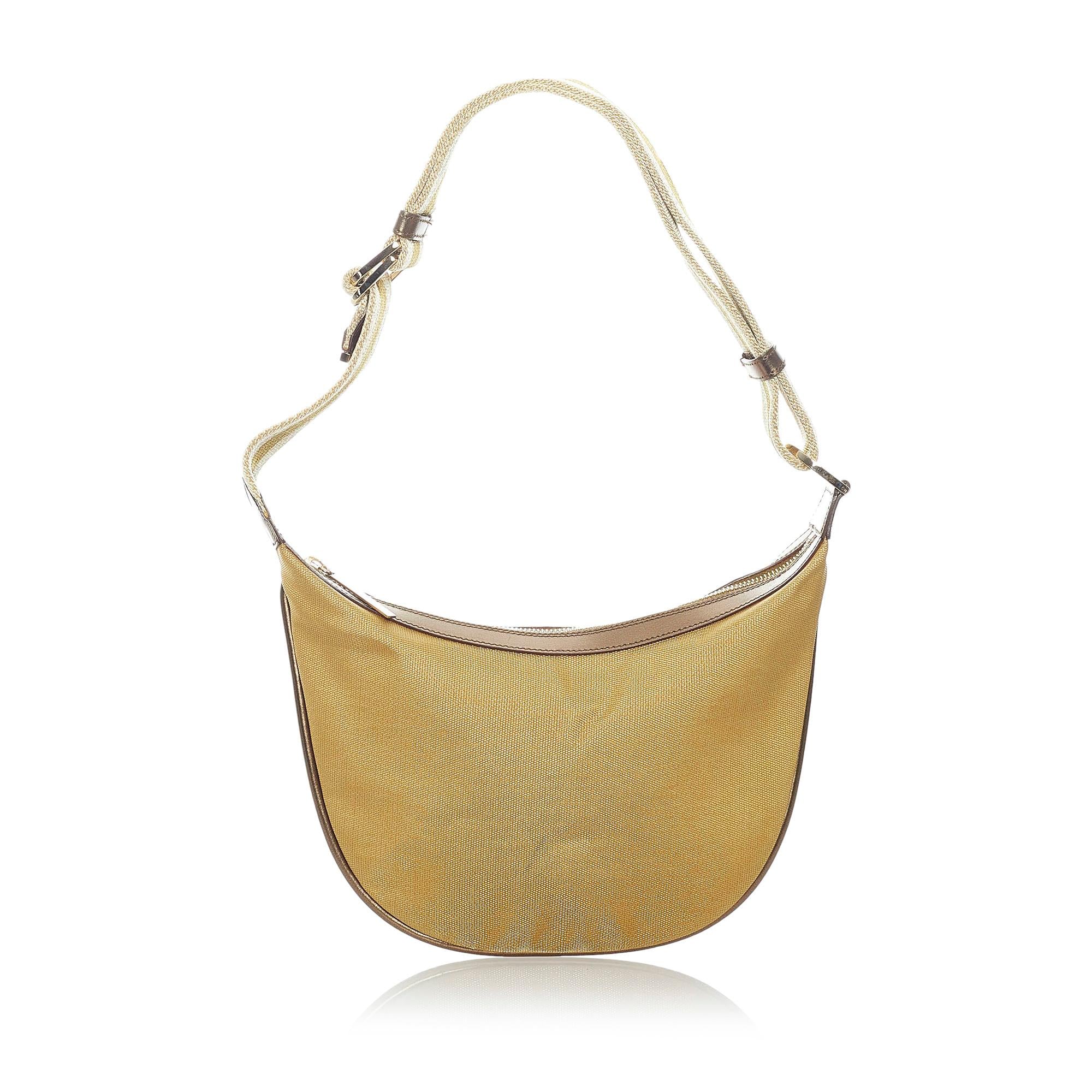 Gucci Web Nylon Shoulder Bag (SHG-32667)