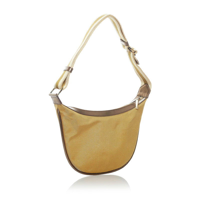 Gucci Web Nylon Shoulder Bag (SHG-32667)