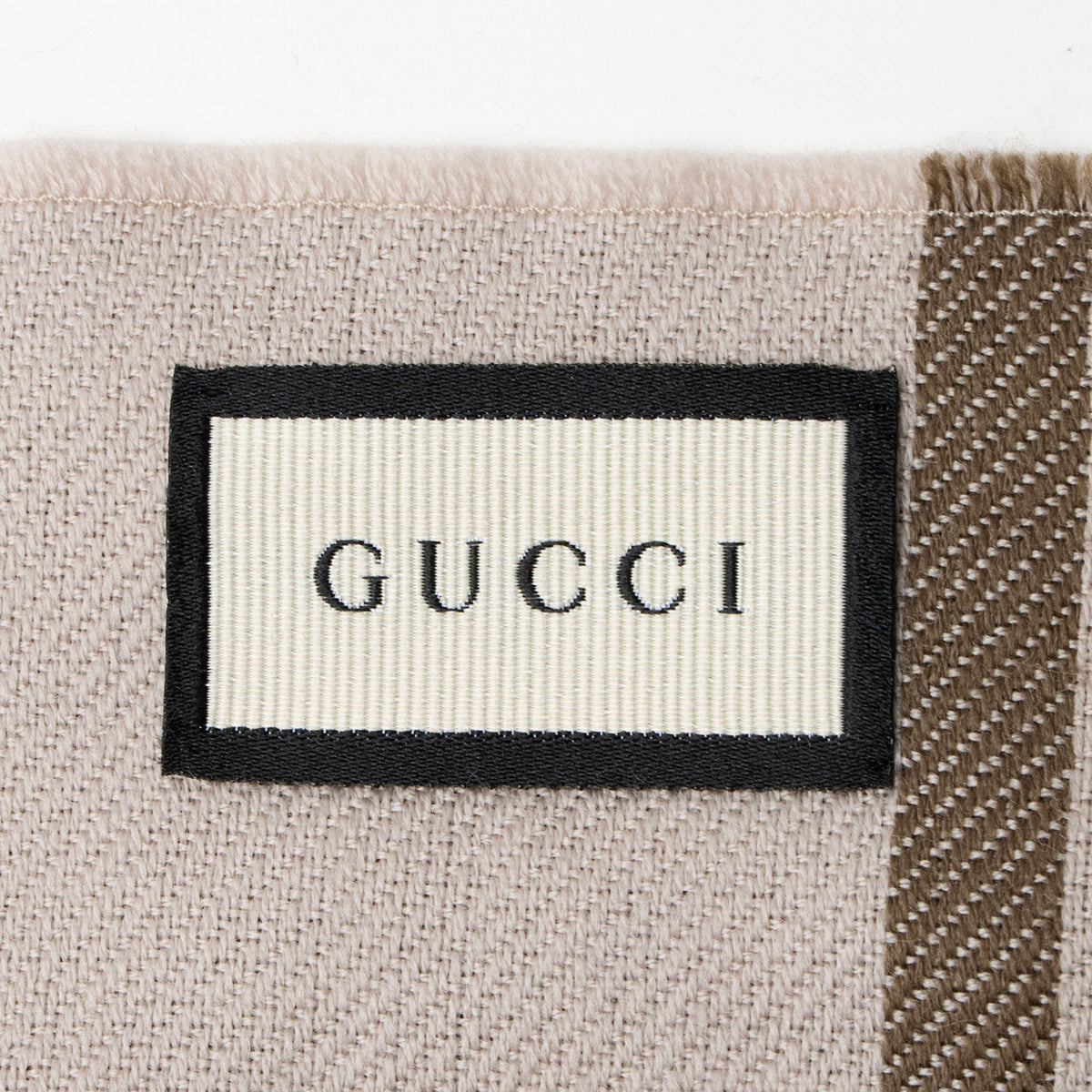 Gucci Wool GG Jacquard Scarf