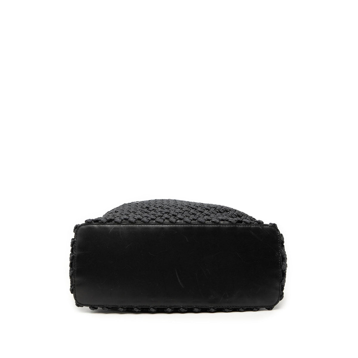 Gucci Woven Canvas Shoulder Bag