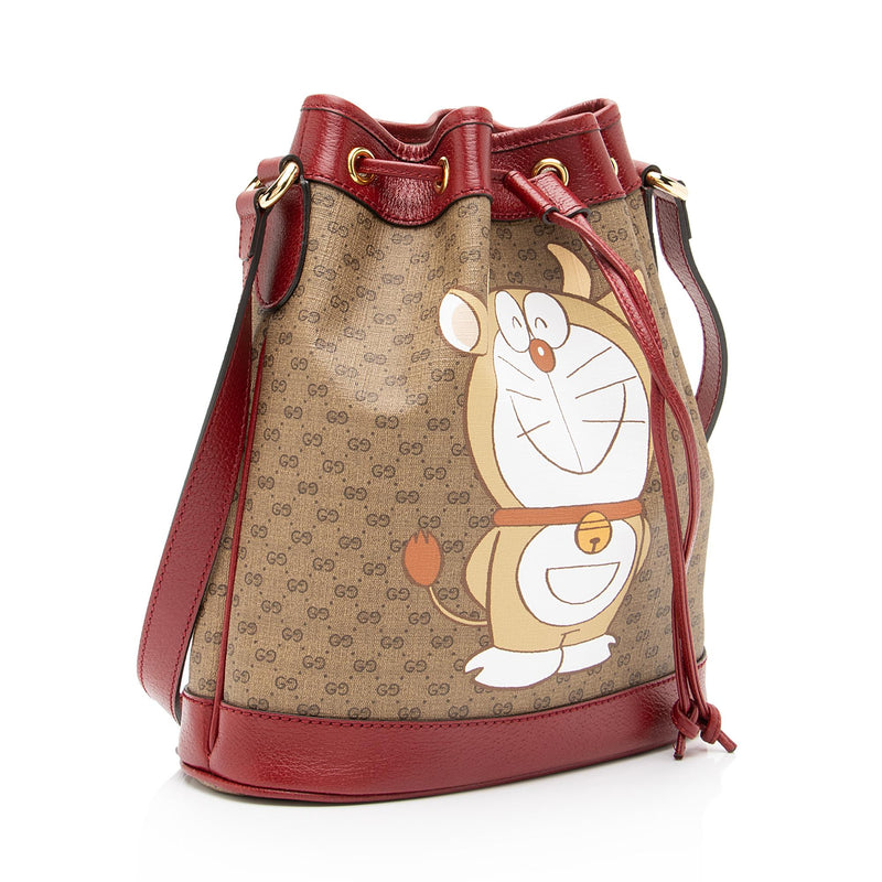 Gucci, Bags, Authentic Gucci Brown Monogram Coated Canvas Bucket Bag