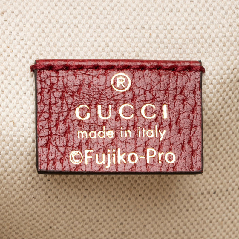 Gucci X Doraemon Micro GG Canvas Mini Bucket Bag (SHF-23730)